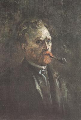 Vincent Van Gogh Self-Portrait with Pipe (nn04) France oil painting art